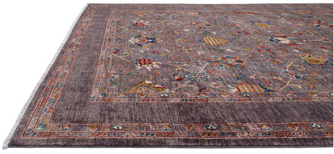 Chobi Purple Hand Knotted 68 X 96 Area Rug 700-137633 Image 6