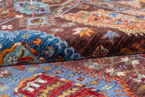 Chobi Brown Hand Knotted 511 X 84 Area Rug 700-137642 Image 6