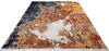 Modern Multicolor Hand Knotted 82 X 102 Area Rug 700-137654 Thumb 1