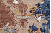 Modern Multicolor Hand Knotted 82 X 102  Area Rug 700-137654 Thumb 7
