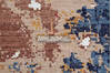 Modern Multicolor Hand Knotted 82 X 102 Area Rug 700-137654 Thumb 7