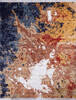 Modern Multicolor Hand Knotted 82 X 102 Area Rug 700-137654 Thumb 0