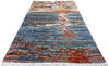Modern Multicolor Hand Knotted 510 X 96  Area Rug 700-137660 Thumb 1