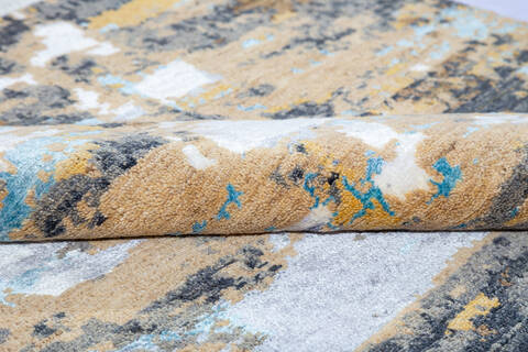 Modern Multicolor Hand Knotted 41 X 62 Area Rug 700-137661 Image 5