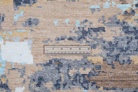 Modern Multicolor Hand Knotted 41 X 62 Area Rug 700-137661 Image 6
