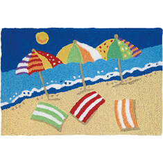 Jellybean Waterfront Red 1'8" X 2'6" Area Rug JB-CE040 815-137684