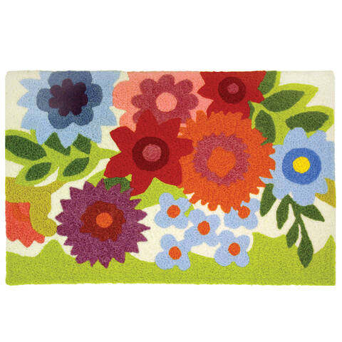Jellybean Garden Red 18 X 26 Area Rug JB-GF001 815-137720 Image 0
