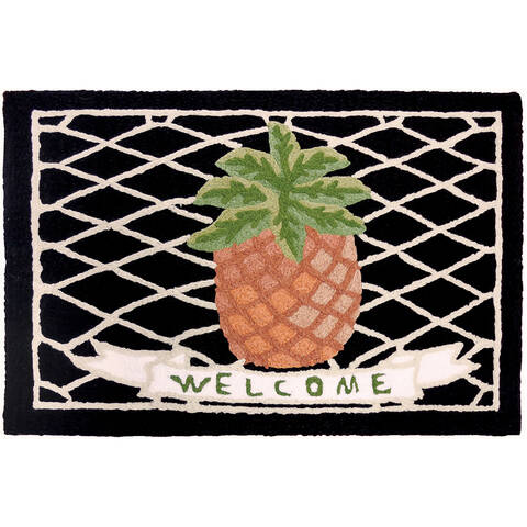 Jellybean Pattern Black 18 X 26 Area Rug JB-VW002 815-137892 Image 0