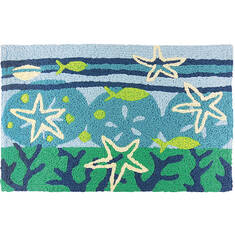 Jellybean Coastal Blue 1'9" X 2'9" Area Rug JIO-AB003B 815-137893