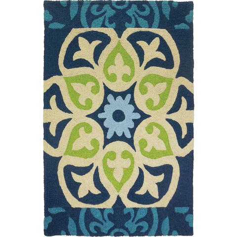 Jellybean Garden Blue 410 X 66 Area Rug JIO-JB142E 815-137939 Image 0