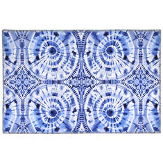 Jellybean Patterns And Stripes Blue 1'8" X 2'6" Area Rug PR-AJR001B 815-137976