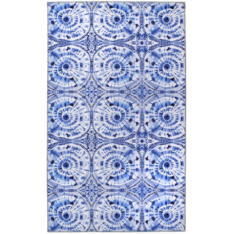 Jellybean Patterns And Stripes Blue 30 X 50 Area Rug PR-AJR001C 815-137977 Image 0