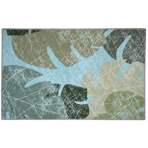 Jellybean Floral Grey 110 X 210 Area Rug PR-JRY001B 815-138016 Image 0