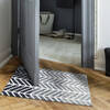 Jellybean Pattern Grey 19 X 29 Area Rug SS-JB002B 815-138056 Thumb 1