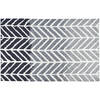 Jellybean Pattern Grey 19 X 29 Area Rug SS-JB002B 815-138056 Thumb 0