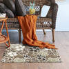 Jellybean Pattern Brown 19 X 29 Area Rug SS-JSM002B 815-138076 Thumb 1