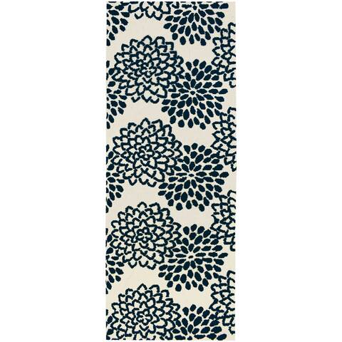 Jellybean Pattern White 19 X 46 Area Rug SS-PL001J 815-138109 Image 0