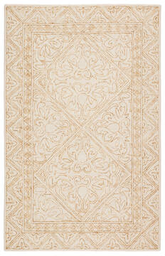 Jaipur Living Almira Yellow Rectangle 5x8 ft Wool Carpet 138141