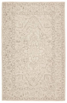 Jaipur Living Almira Grey Rectangle 5x8 ft Wool Carpet 138144