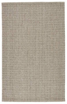 Jaipur Living Bombay Grey Rectangle 5x8 ft Wool and Jute Carpet 138284