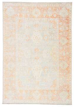 Jaipur Living Boheme Orange Rectangle 4x6 ft Polyester and Cotton Carpet 138293