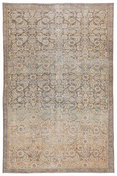 Jaipur Living Boheme Yellow Rectangle 4x6 ft Polyester and Cotton Carpet 138353