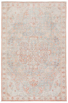 Jaipur Living Boheme Orange Rectangle 4x6 ft Polyester and Cotton Carpet 138365