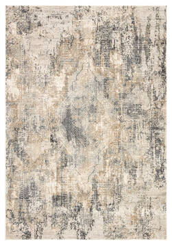 Jaipur Living Cirque Grey Rectangle 9x12 ft Polyester and Viscose Carpet 138486
