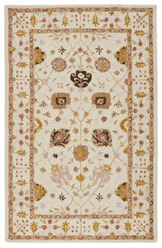 Jaipur Living Cardamom White Rectangle 8x10 ft Wool Carpet 138520