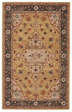 Jaipur Living Cardamom Beige Rectangle 5x8 ft Wool Carpet 138531