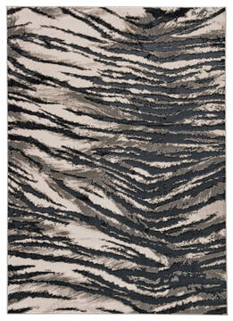 Jaipur Living Catalyst Black Rectangle 5x8 ft Polypropylene and Polyester Carpet 138625