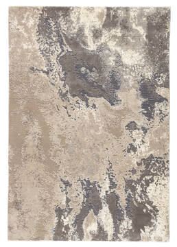Jaipur Living Delmara Grey Rectangle 8x10 ft Wool and Viscose Carpet 138660