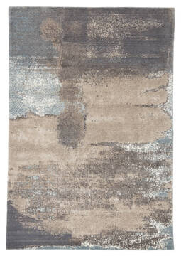 Jaipur Living Delmara Grey Rectangle 5x8 ft Wool and Viscose Carpet 138662
