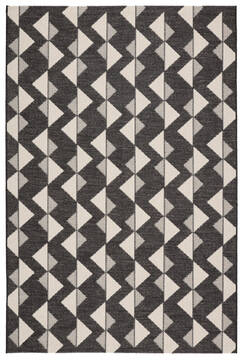 Jaipur Living Fresno Black Rectangle 2x4 ft Polypropylene and Polyester Carpet 138789