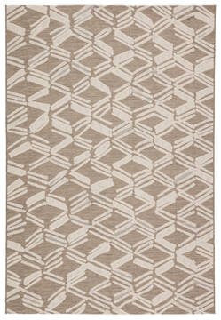 Jaipur Living Fresno Beige Rectangle 5x8 ft Polypropylene and Polyester Carpet 138796