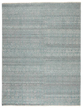 Jaipur Living Gaia Blue Rectangle 9x12 ft Wool and Viscose Carpet 138826