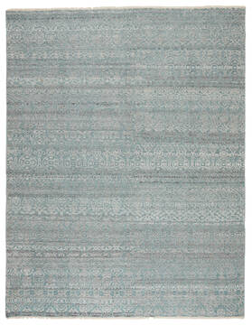 Jaipur Living Gaia Blue Rectangle 10x14 ft Wool and Viscose Carpet 138827