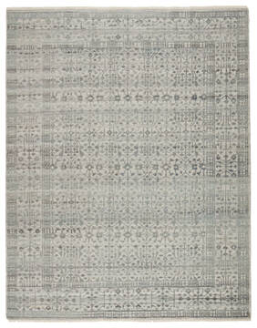 Jaipur Living Gaia Grey Rectangle 5x8 ft Wool and Viscose Carpet 138828