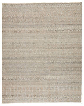 Jaipur Living Gaia Grey Rectangle 5x8 ft Wool and Viscose Carpet 138832