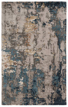 Jaipur Living Genesis Blue Rectangle 2x3 ft Wool and Viscose Carpet 138901