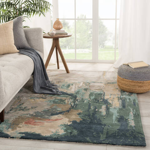 Jaipur Living Genesis Green 80 X 110 Area Rug RUG145788 803-138919 Image 4