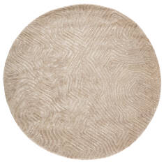 Jaipur Living Genesis Beige Round 5 to 6 ft Wool and Viscose Carpet 138929