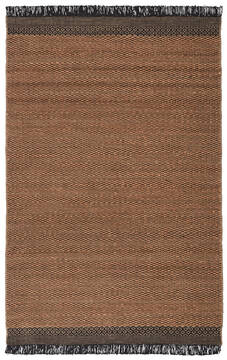 Jaipur Living Mosaic Brown Rectangle 9x12 ft Jute Carpet 139077