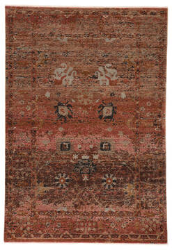 Jaipur Living Myriad Purple Rectangle 5x8 ft Polypropylene and Polyester Carpet 139114