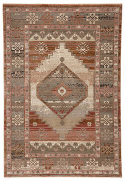 Jaipur Living Myriad Red Rectangle 5x8 ft Polypropylene and Polyester Carpet 139144