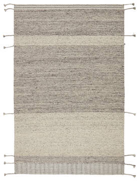 Jaipur Living Nazca Grey Rectangle 5x8 ft Wool Carpet 139172