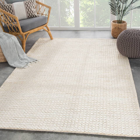 Jaipur Living Naturals Monaco White 100 X 140 Area Rug RUG147490 803-139198 Image 4