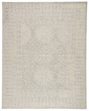 Jaipur Living Province Grey Rectangle 9x12 ft Wool Carpet 139306