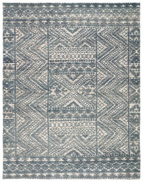 Jaipur Living Reign Blue Rectangle 8x11 ft Wool Carpet 139348
