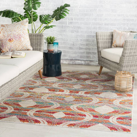 Jaipur Living Rhythmik By Nikki Chu Red Runner 26 X 80 Area Rug RUG145996 803-139370 Image 4